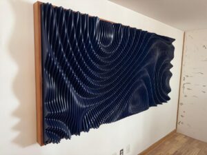 Paineis acusticos hibridos 3d