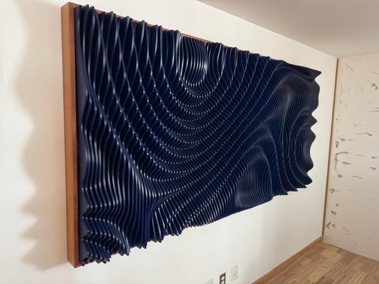 Paineis acusticos hibridos 3d