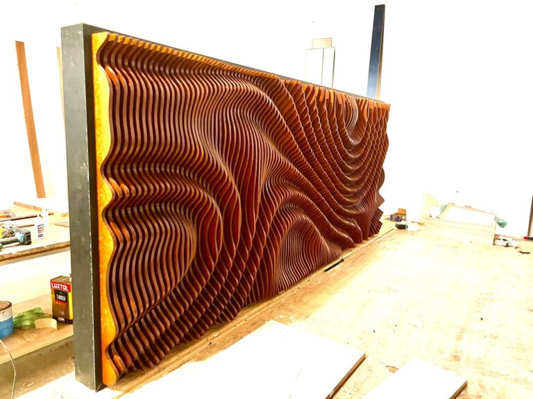 Paineis acusticos com arte 3D