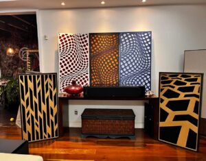 Paineis acusticos decorativos 2D