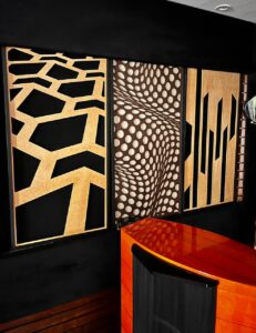 Paineis acusticos decorativos 2D