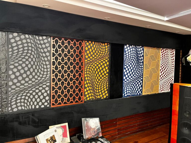 Paineis acusticos decorativos 2d varios modelos